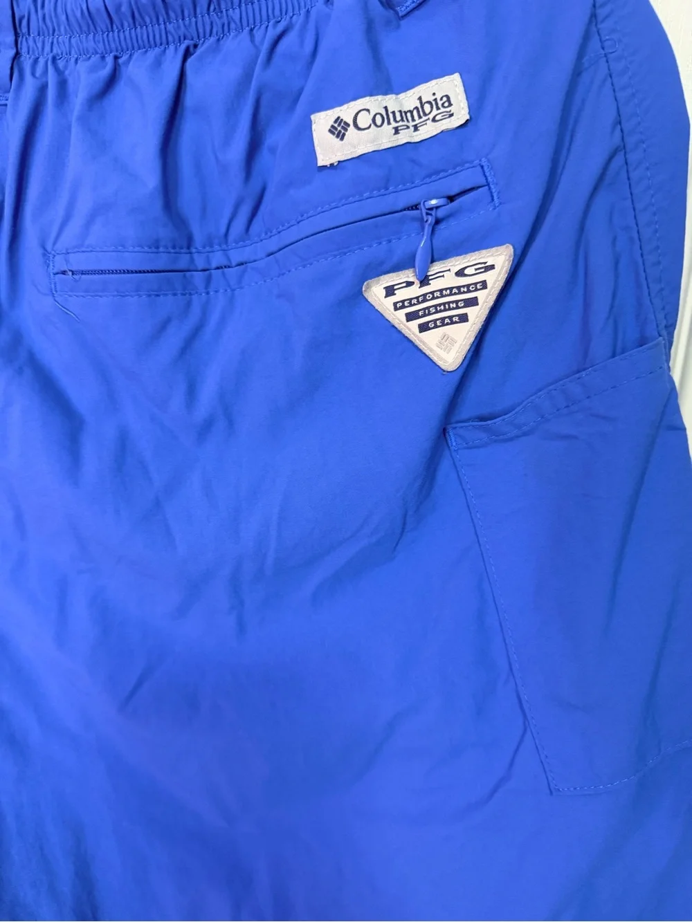 Columbia Women's Royal Blue Athletic Shorts with White Mesh Lining